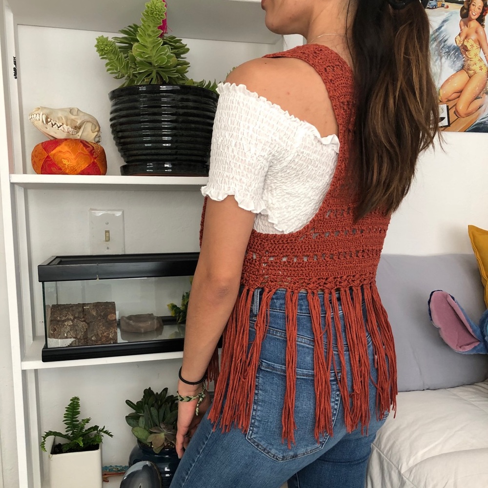 Boho vest (SOLD) - Picture 2 of 3